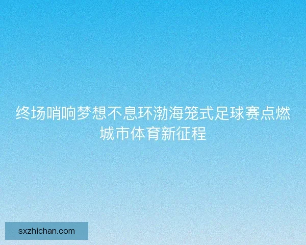 终场哨响梦想不息环渤海笼式足球赛点燃城市体育新征程 终场哨响梦想不息环渤海笼式足球赛点燃城市体育新征程